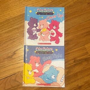 Scholastic Care Bears Friendship Club Books - Cheer Up & Sleep Tight